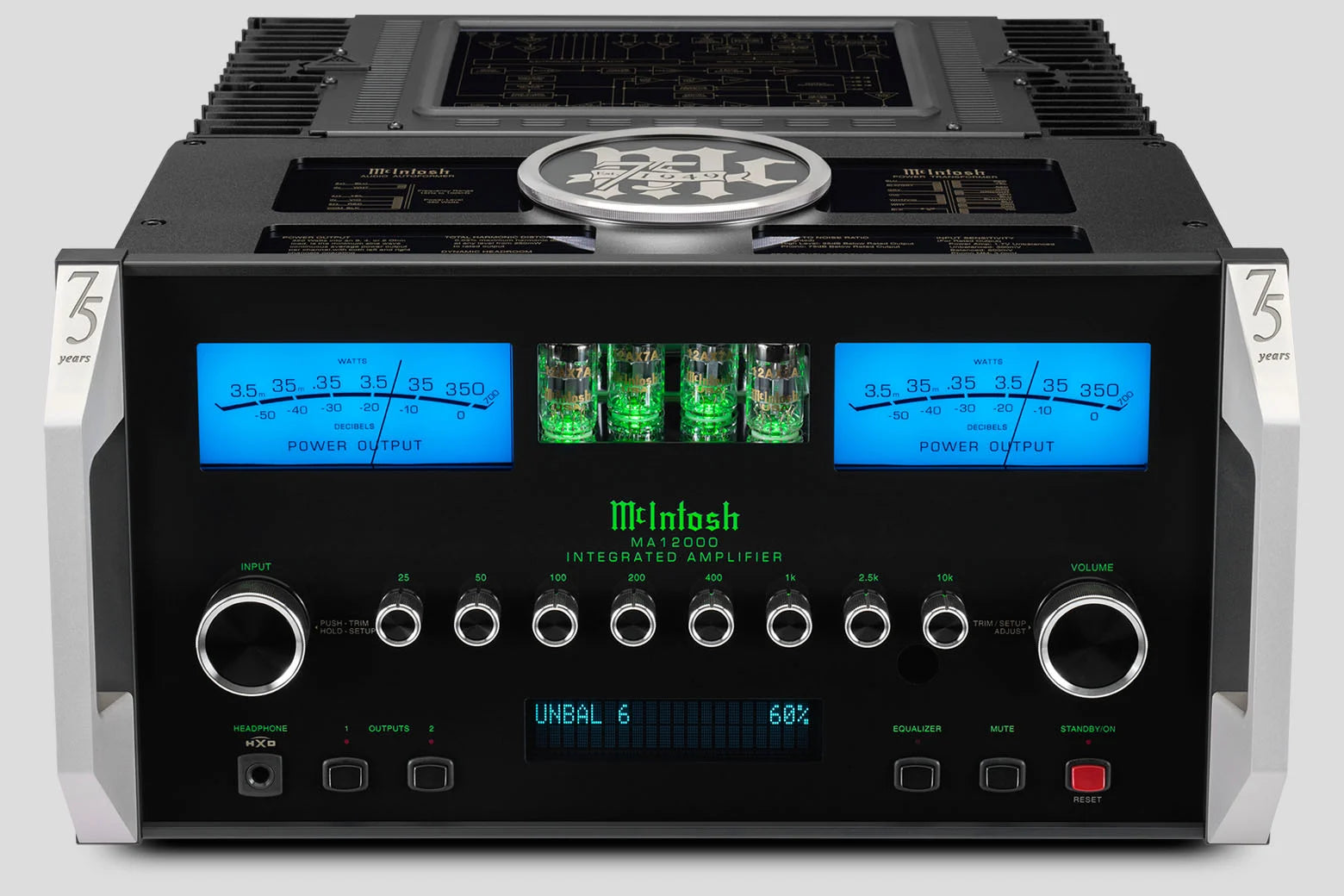 McIntosh MA12000-AN Hybrid Integrated Amplifier - 75th Anniversary Edition (In-Store Purchases Only)