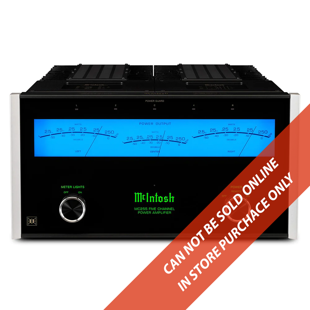 McIntosh MC255 Home Theater Amplifier (In-Store Purchases Only & USD Pricing)