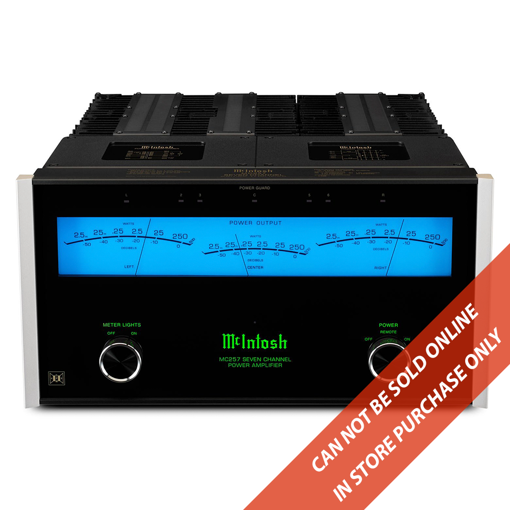 McIntosh MC257 7-Channel Home Theater Amplifier (In-Store Purchases Only & USD Pricing)