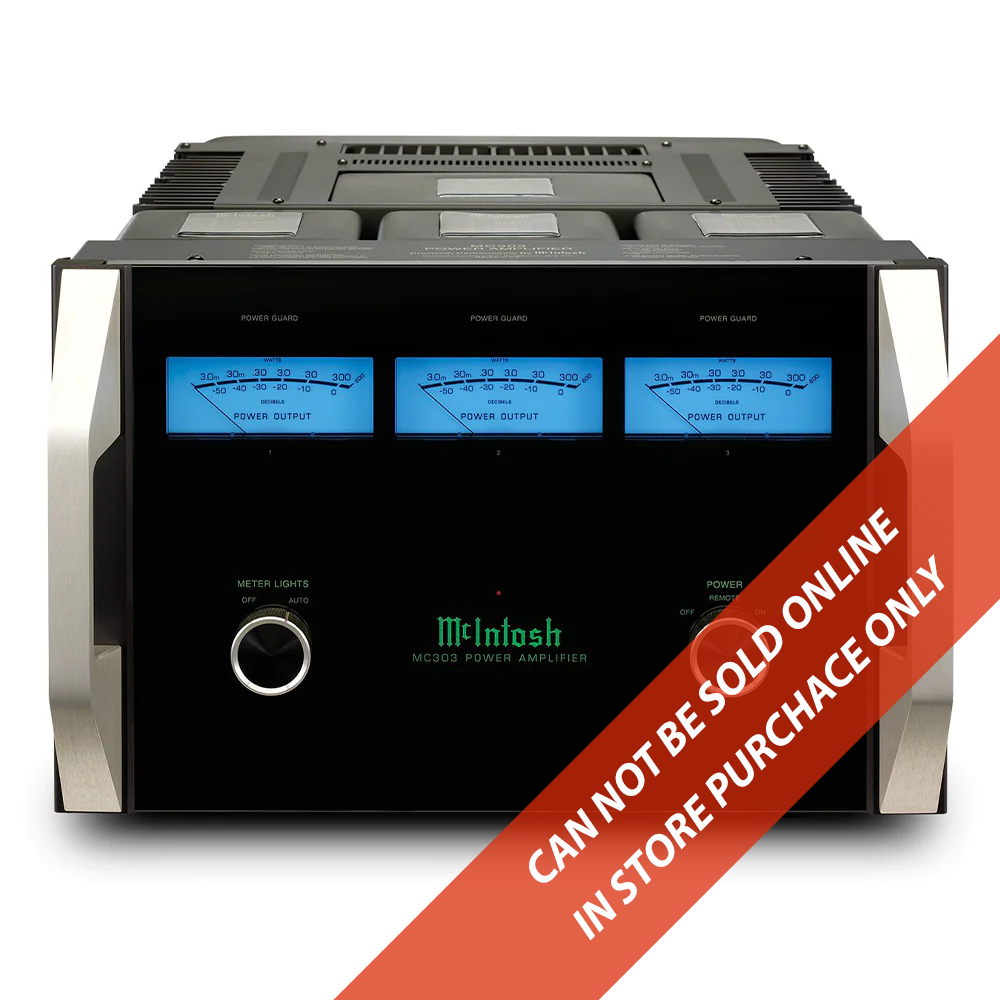 McIntosh MC303 3-Channel Amplifier (In-Store Purchases Only & USD Pricing)