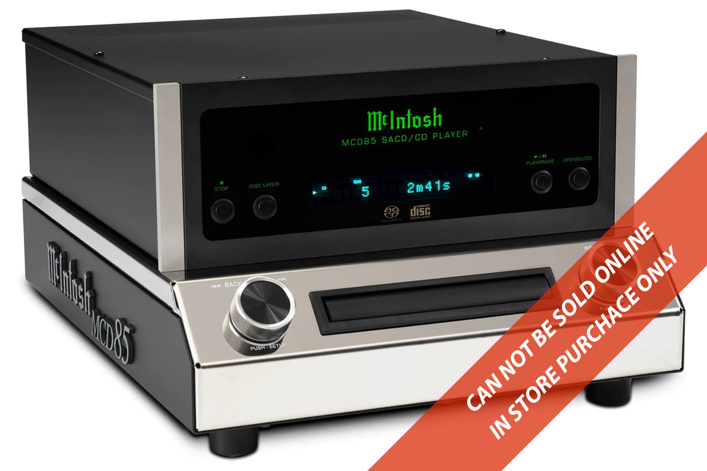 McIntosh MCD85 2-Channel SACD/CD Player (In-Store Purchases Only & USD Pricing)