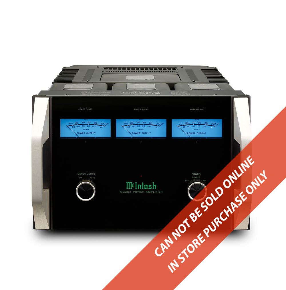 McIntosh MC303 3-Channel Amplifier (In-Store Purchases Only & USD Pricing)