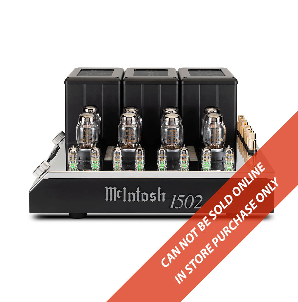 McIntosh MC1502 Tube Power Amplifier (In-Store Purchases Only) - Audio Excellence - {{ {{ product.product_type }} - McIntosh
