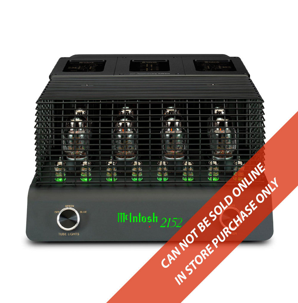 McIntosh MC2152 70TH ANNIVERSARY 2-CHANNEL VACUUM TUBE AMPLIFIER (In- Store Purchase Only)