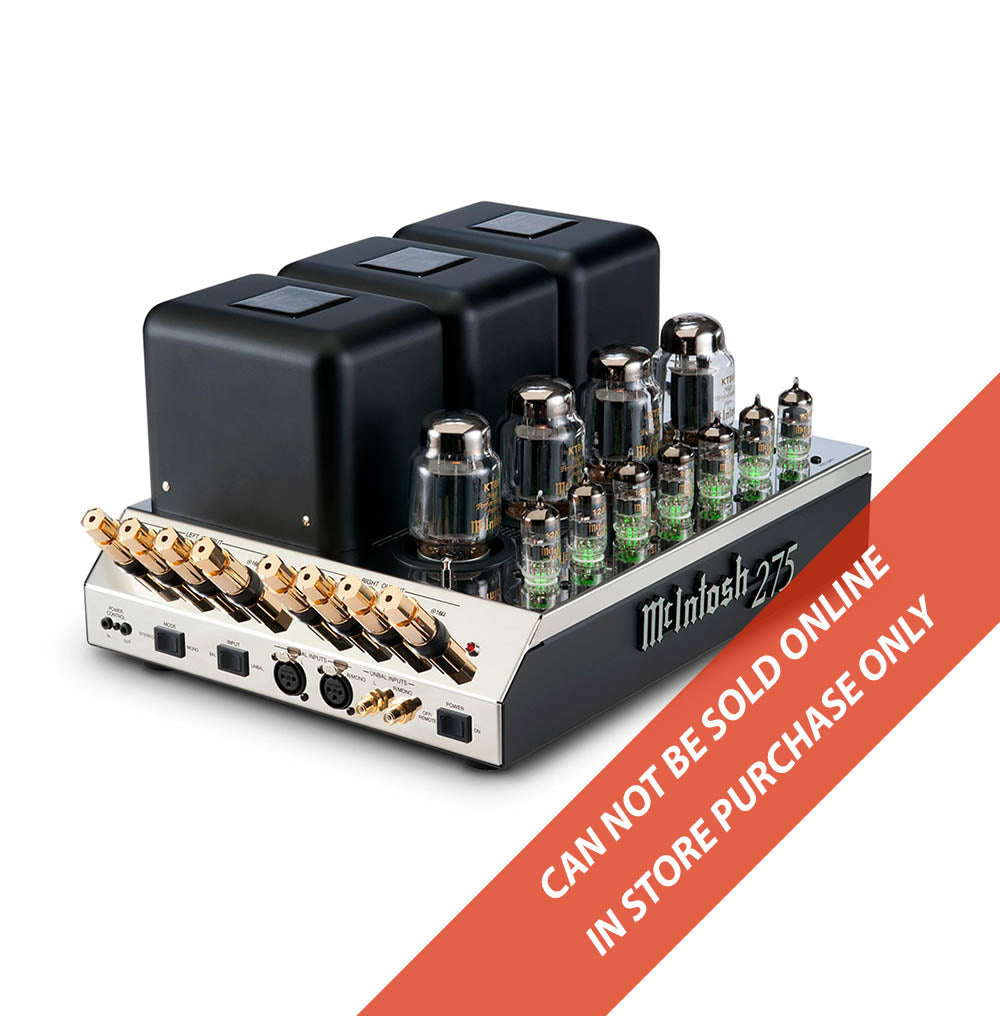 McIntosh MC275 2-Channel Vacuum Tube Amplifier (In-Store Purchases Only & USD Pricing)