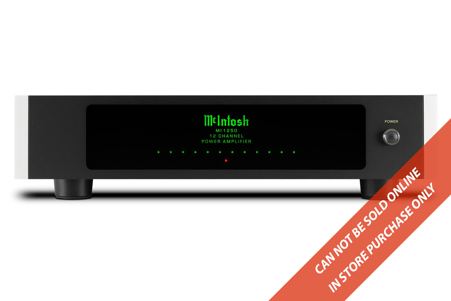McIntosh MI1250 12-Channel Digital Amplifier (In-Store Purchases Only & USD Pricing)