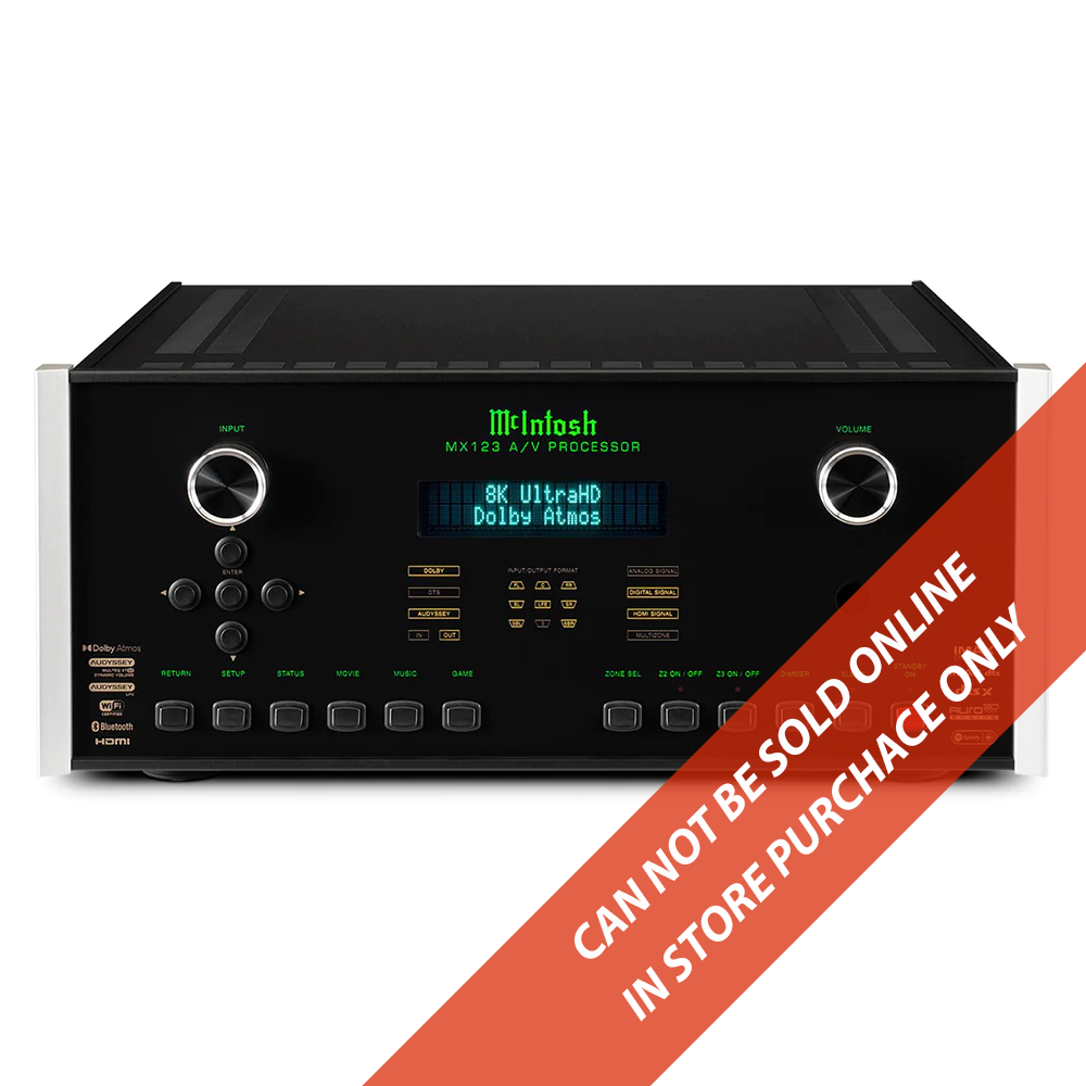 McIntosh MX123 A/V Processor (In-Store Purchase Only & USD Pricing)