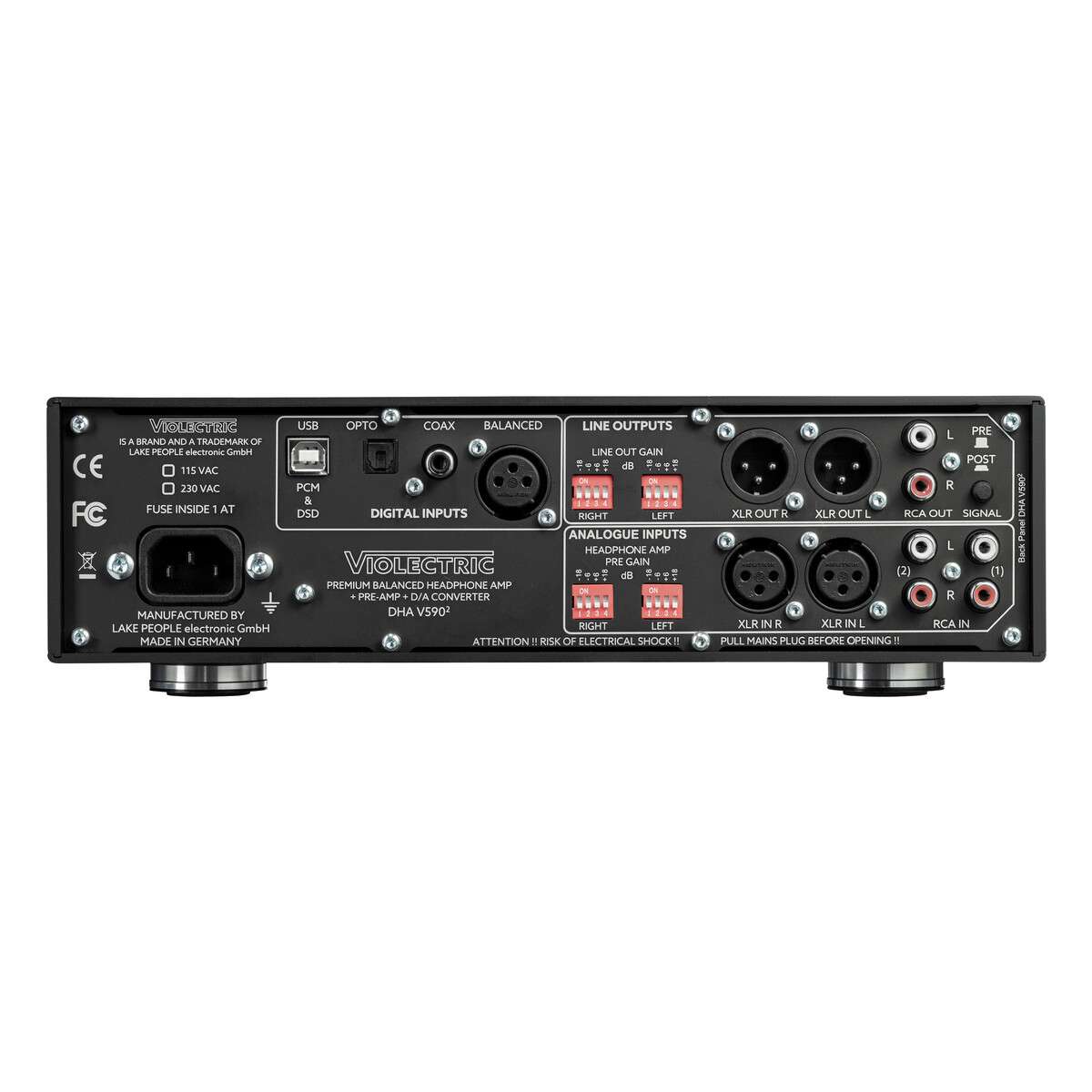 Violectric DHA V590 V2 Headphone Amp/DAC (Call/Email For Availability)