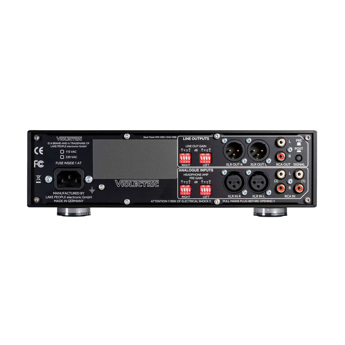 Violectric HPA V550 Pro Headphone Amp (Call/Email For Availability)