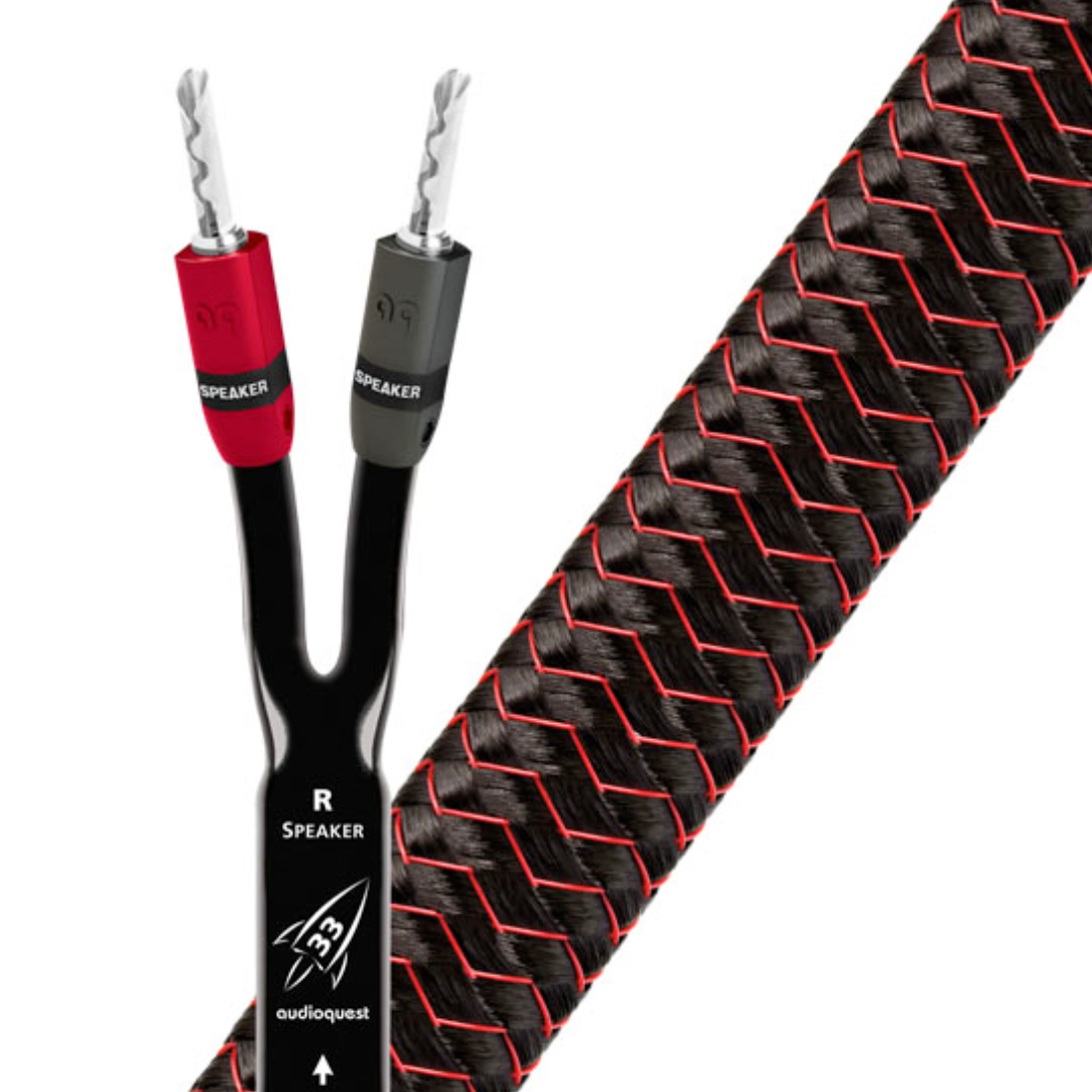 AudioQuest Rocket 33 Speaker Cable - Sold as a Pair